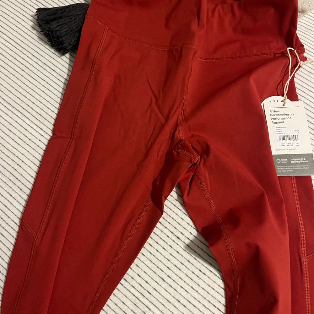 VUORI Never Worn Brand New With Tags Women’s Stride Legging Poppy - Picture 2 of 7